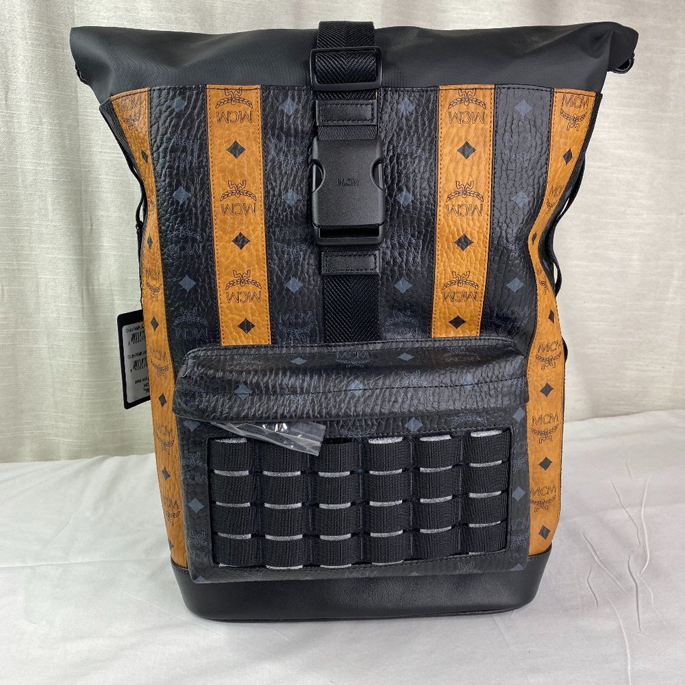 MCM Munich visetos leather backpack